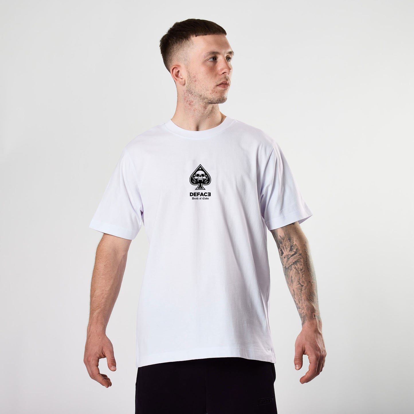 Deface DOS Tee (White)