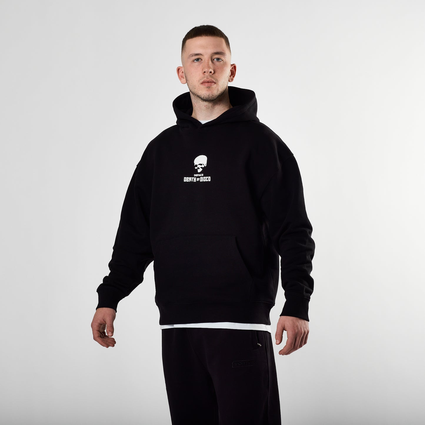 Deface Narcissus Hoodie (Black)