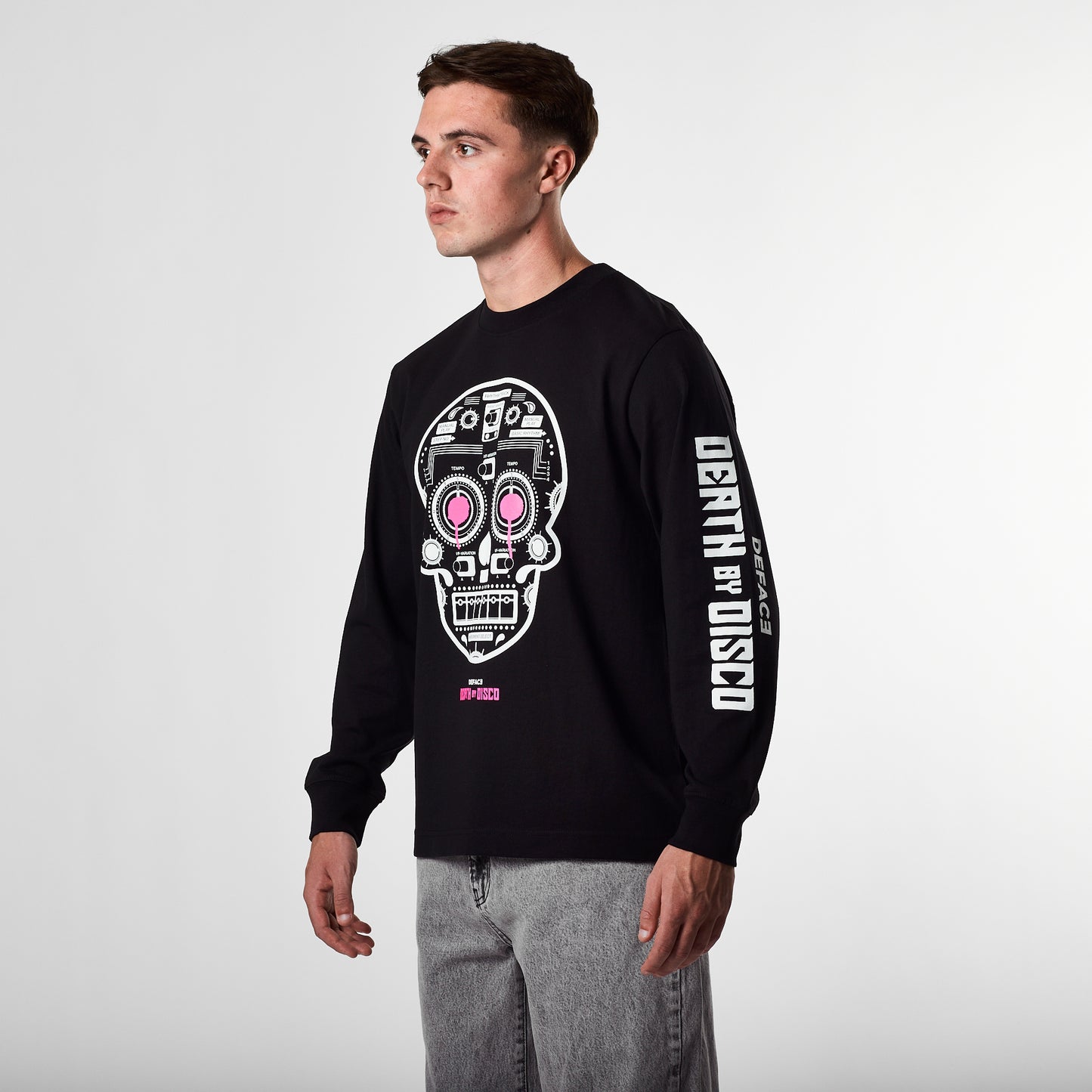 Deface Tadao L/S Tee (Black)