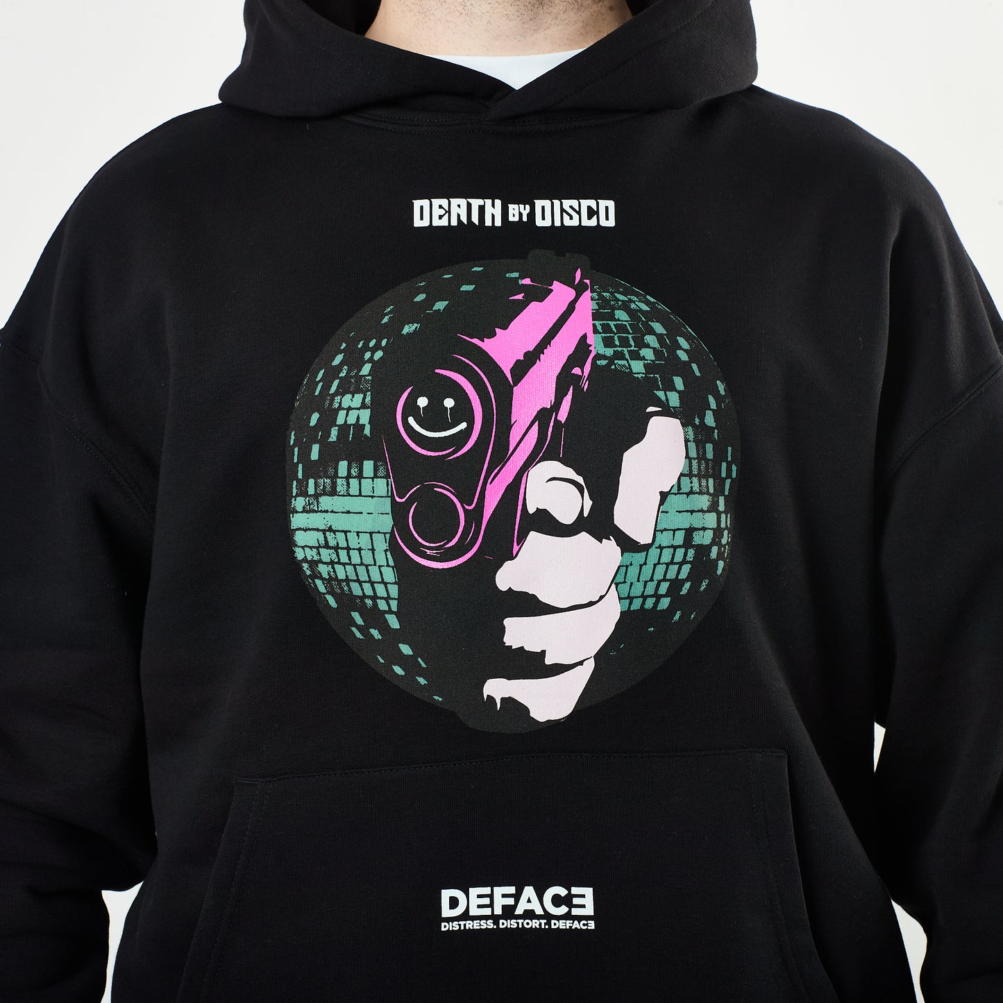 Deface Sentinal Hoodie (Black/Mint)