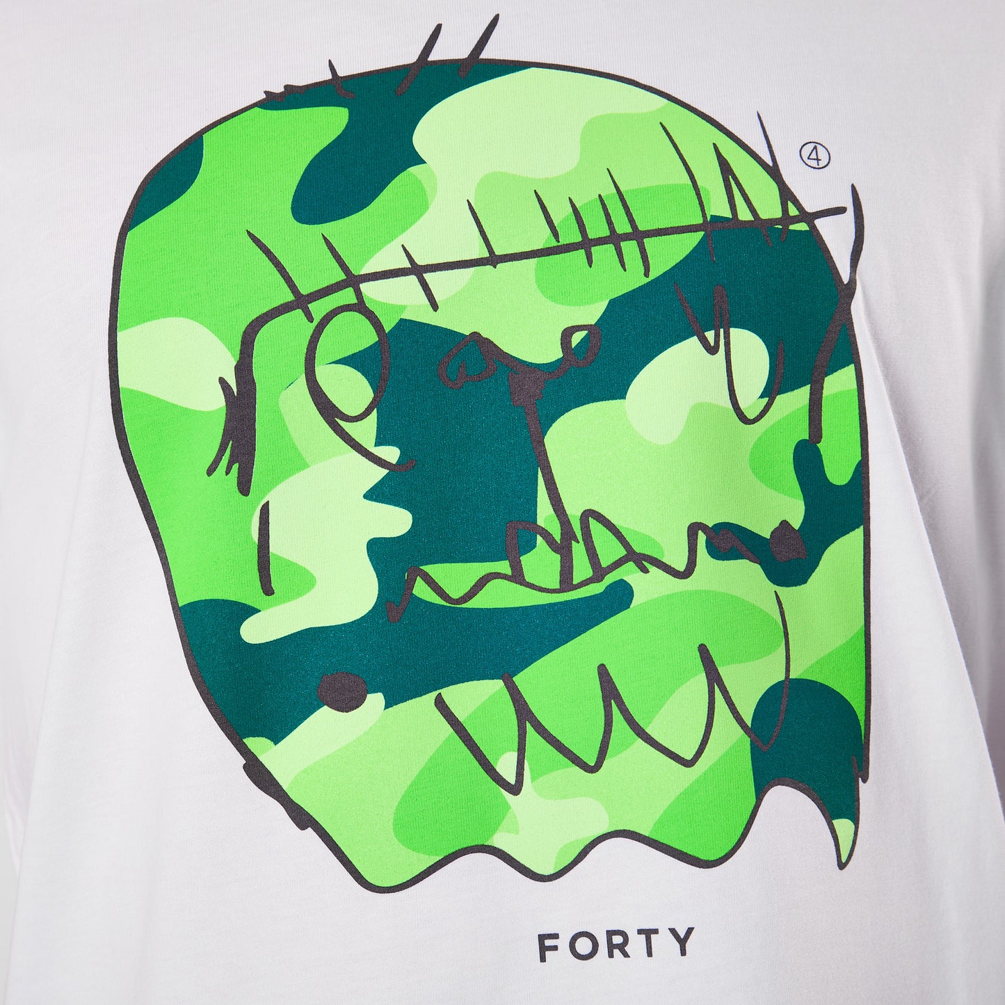 Essential Benjamin Classic Reflective Tee (White/Green)