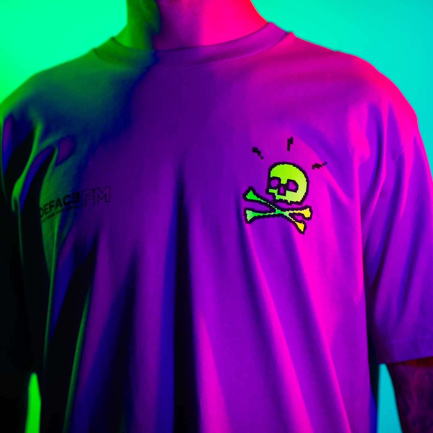 Deface FM Pile-on Tee (Storm)