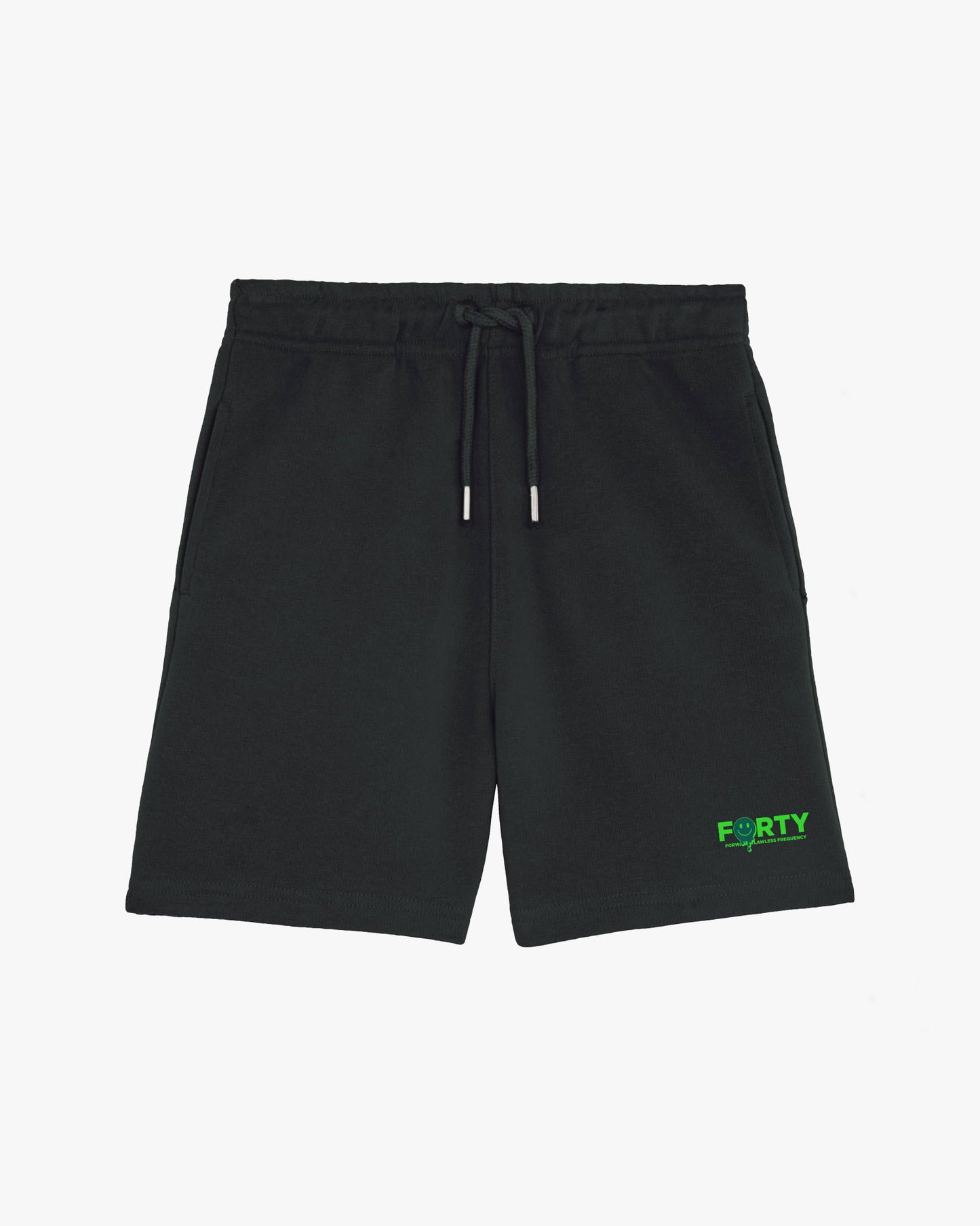 Junior Drop Shorts (Black/Green)