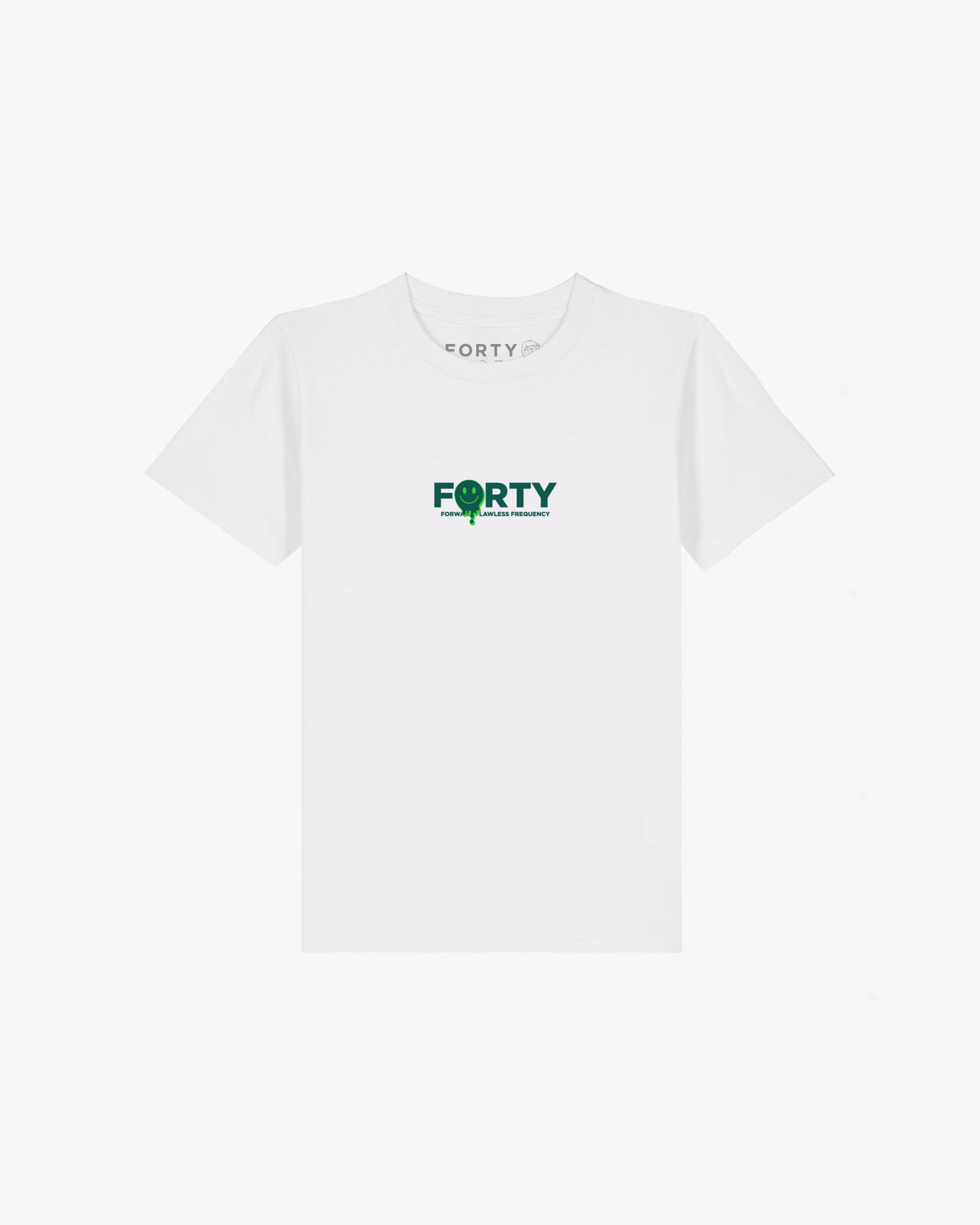 Junior Drop Tee (White/Green)