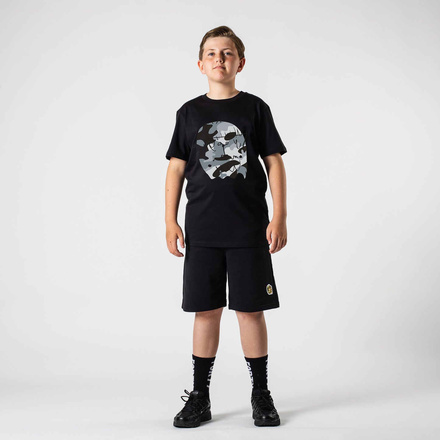 Junior Benjamin Tee (Black/Grey)