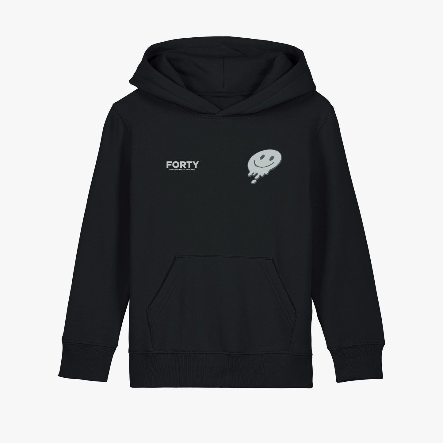 Junior Forty Drop Hoodie (Black/Grey)