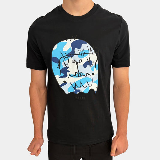 Essential Benjamin T-shirt (Black/Bright Blue/Blue)