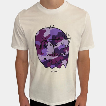Essential Benjamin T-shirt (White/Purple/Lilac)