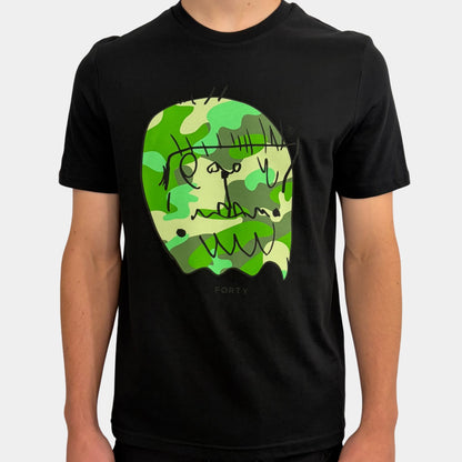 Essential Benjamin T-shirt (Black/Camo Kiwi)