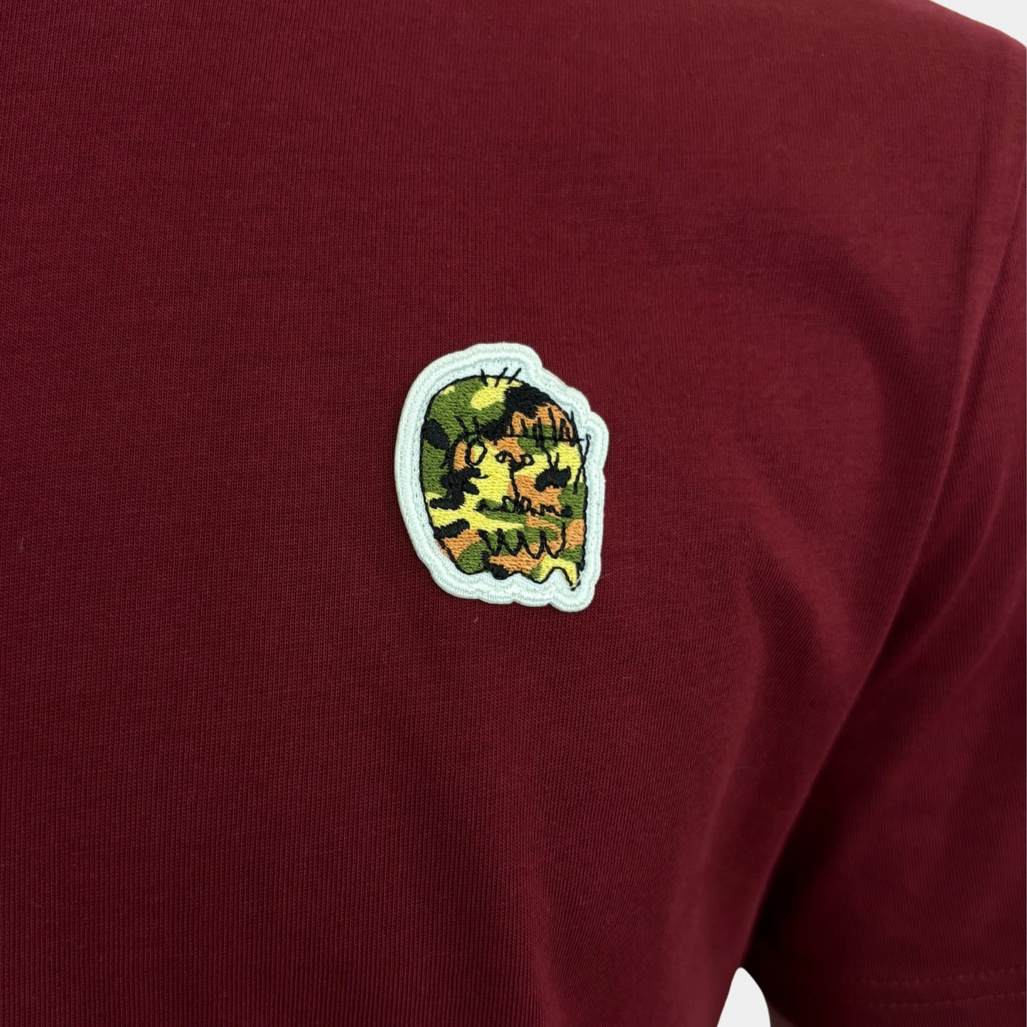 Essential Ben Camo T-Shirt (Burgundy)