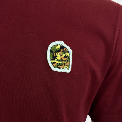 Essential Ben Camo T-Shirt (Burgundy)