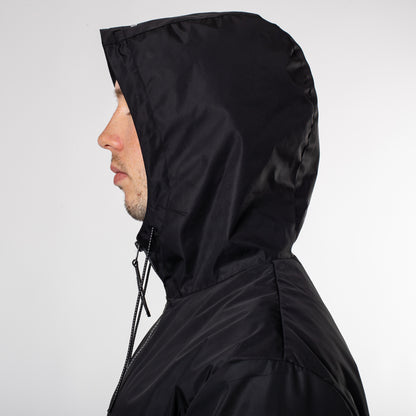 Tech Levanter Nylon Windbreaker (Black)