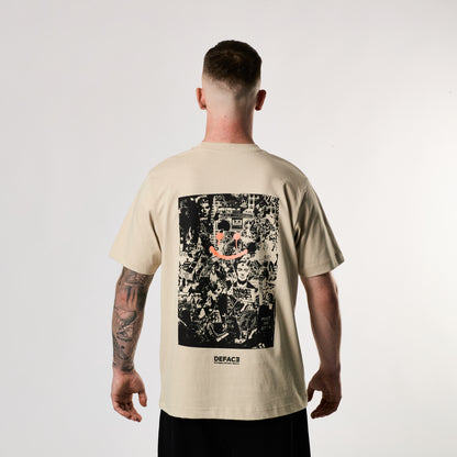 DEFACE Writer Tee (Beige Dust)