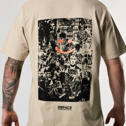 DEFACE Writer Tee (Beige Dust)