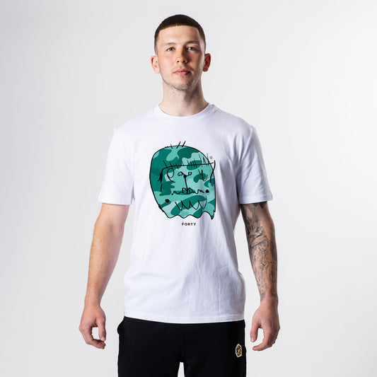 Essential Benjamin Classic Tee (White/Green)
