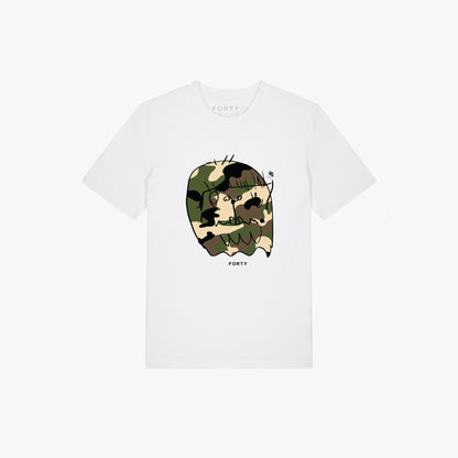 Essential Benjamin OG Tee (White/Green Camo)