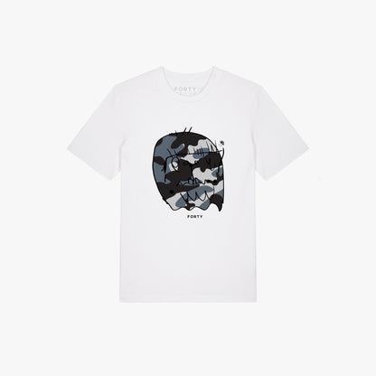 Essential Benjamin Tee (White/Reflective Onyx)