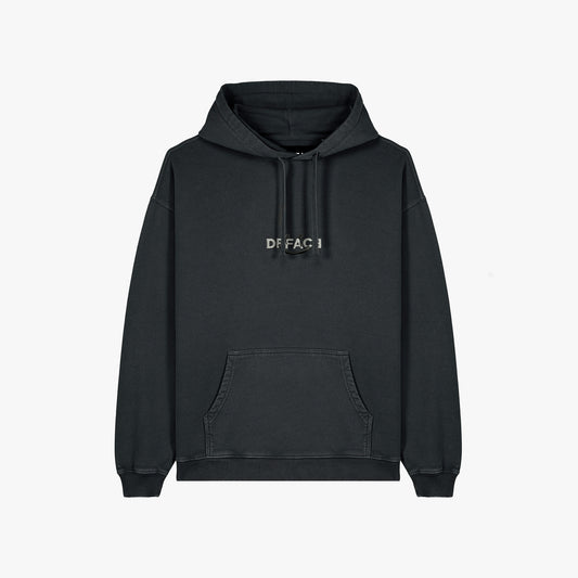 D-Face Hoodie (Washed Black)