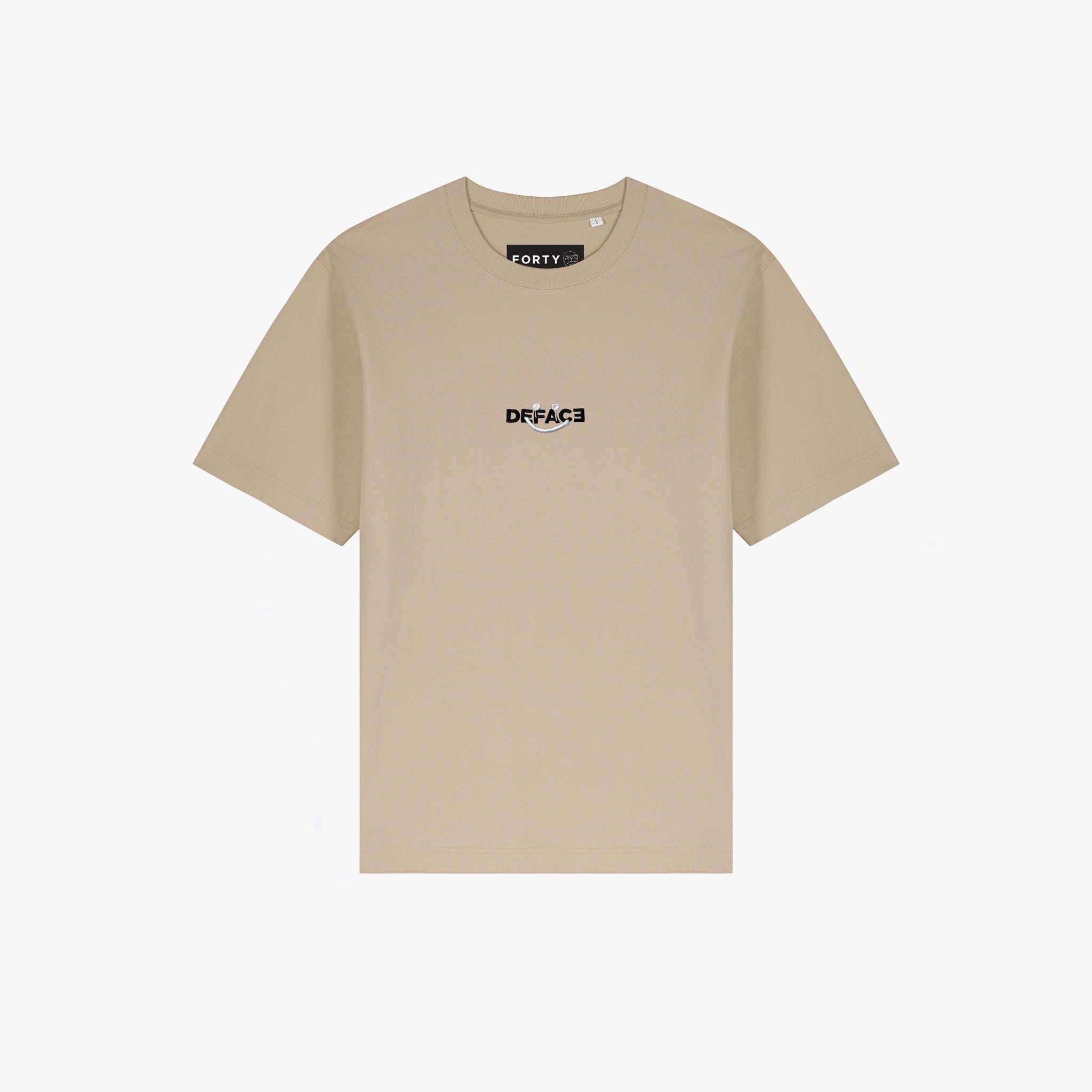 D-Face Tee (Beige Dust)