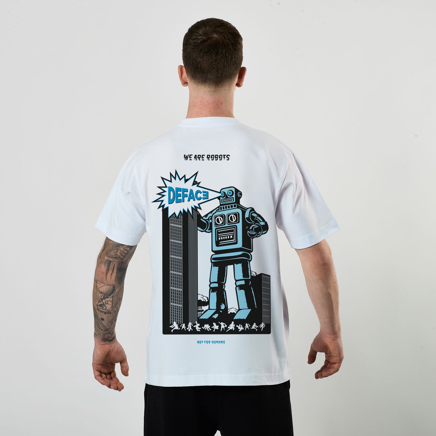 Deface Data Tee (White)