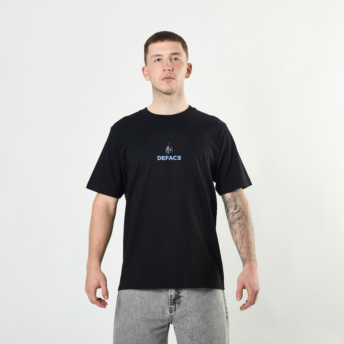 Deface Proto Tee (Black) – Forty Clothing