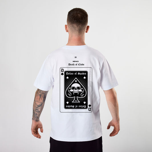 Deface DOS Tee (White)