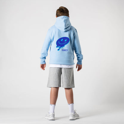 Junior Forty Drop Hoodie (Olympic Blue)
