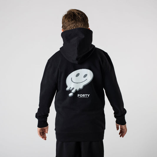 Junior Forty Drop Hoodie (Black/Grey)