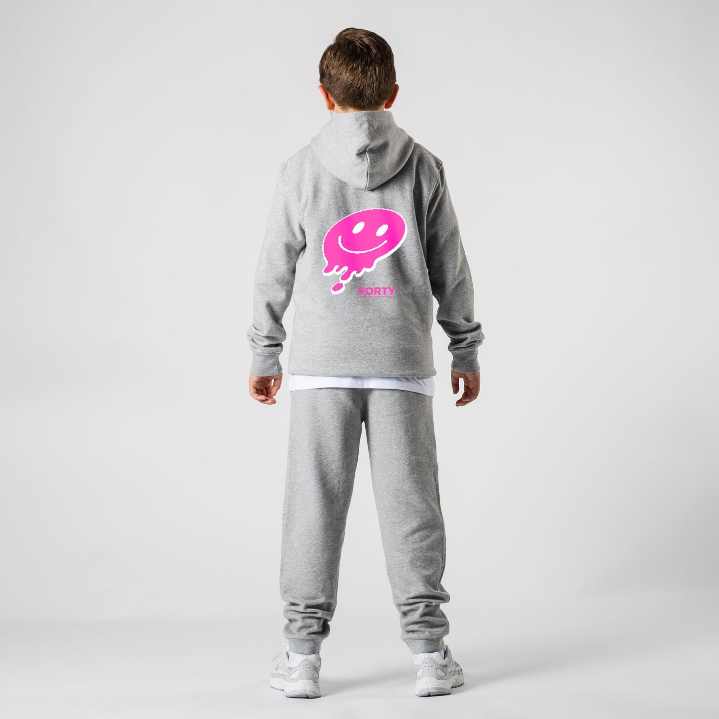 Junior Forty Drop Hoodie (Grey)