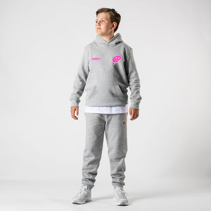 Junior Forty Drop Hoodie (Grey)