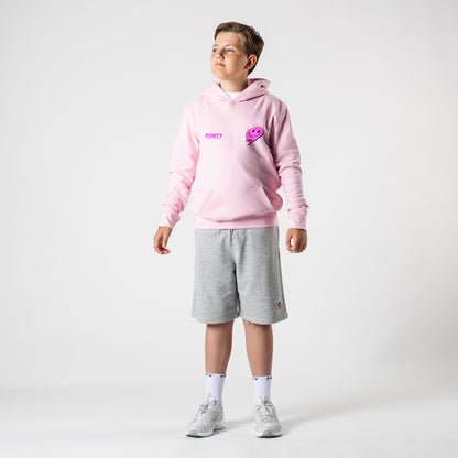 Junior Forty Drop Hoodie (Pink)