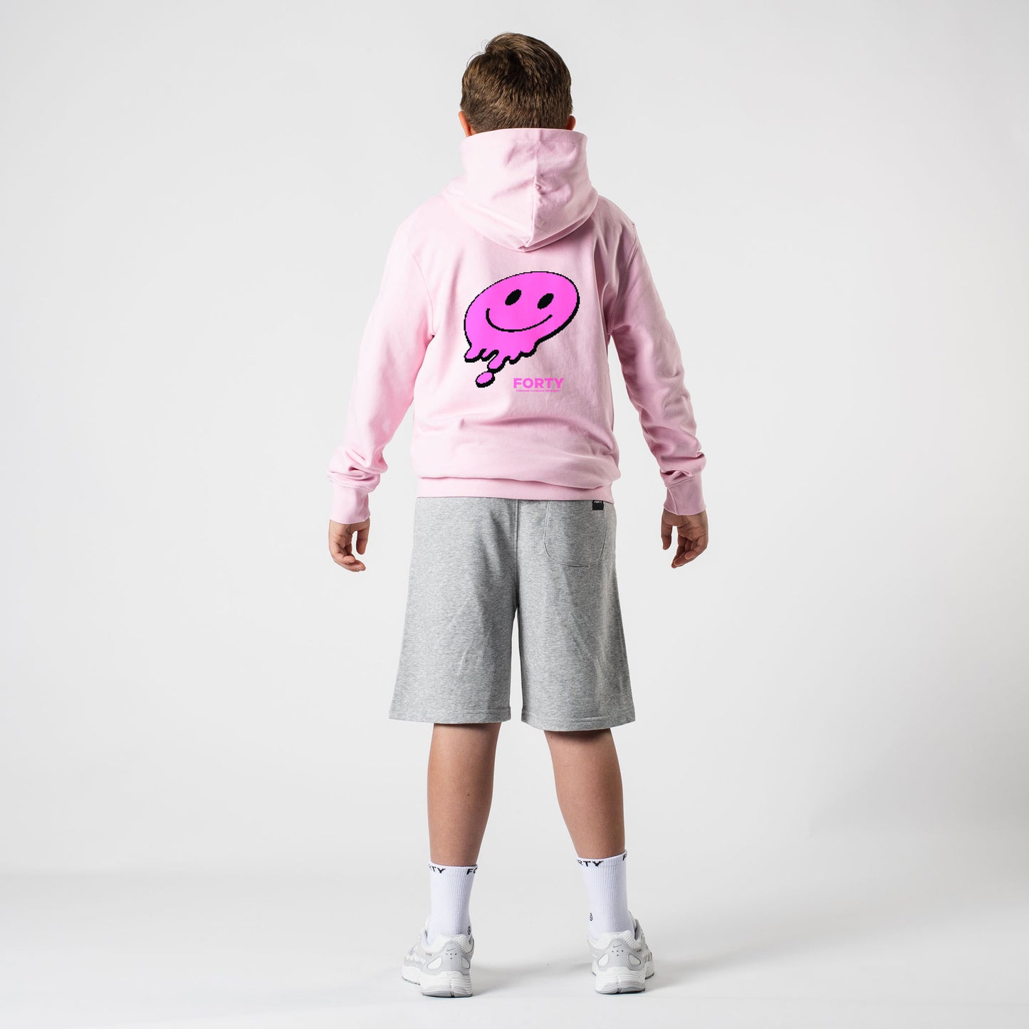 Junior Forty Drop Hoodie (Pink)