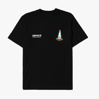 Duked Tee (Black/Coral)