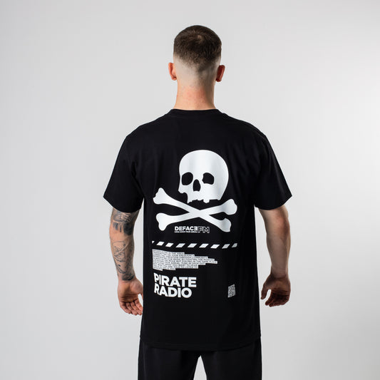 Deface Pirate Tee (Black)