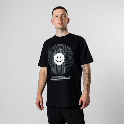 Deface Records Tee (Black)