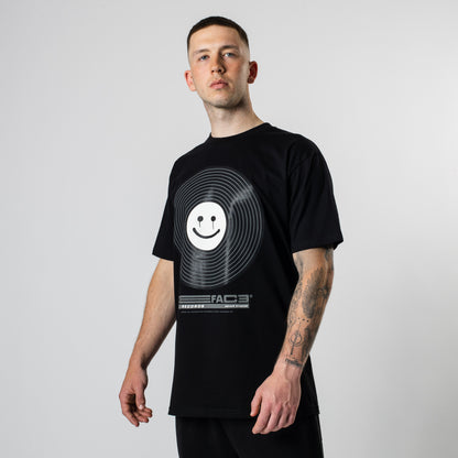 Deface Records Tee (Black)