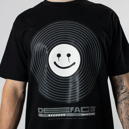 Deface Records Tee (Black)
