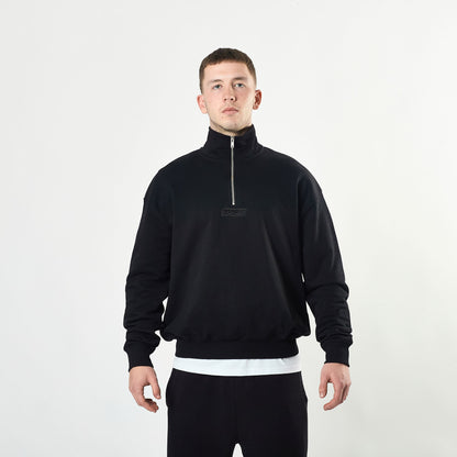 Lifestyle Murgatroyd 1/4 Zip Sweat (Black)