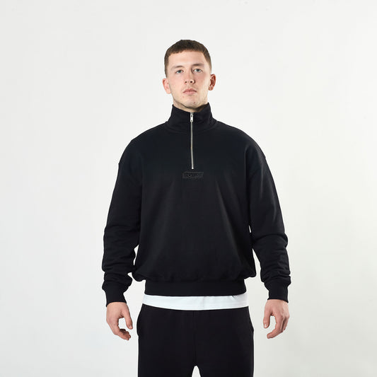 Lifestyle Murgatroyd 1/4 Zip Sweat (Black)