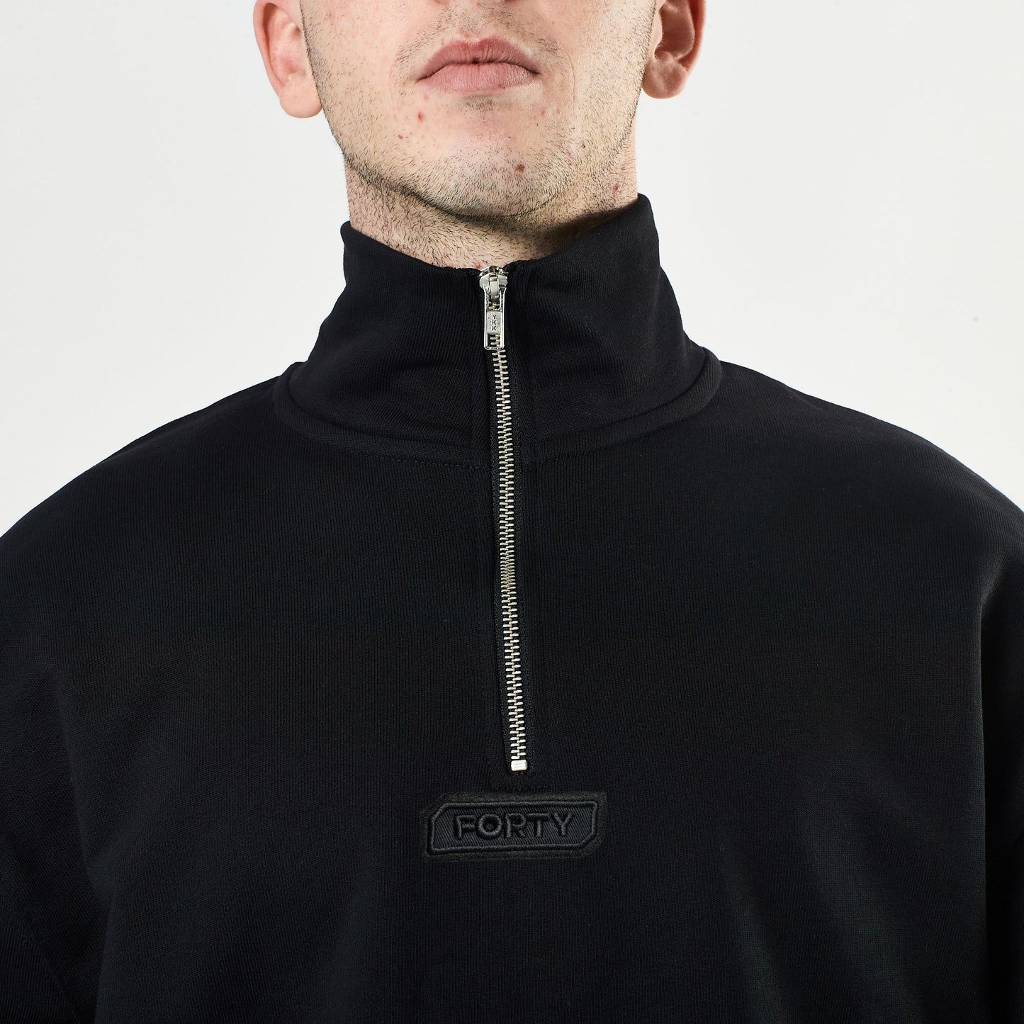 Lifestyle Murgatroyd 1/4 Zip Sweat (Black)