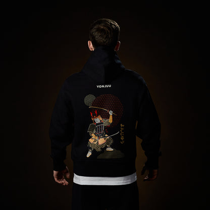 Lifestyle Yonjuu Yuki Hoodie (Black)