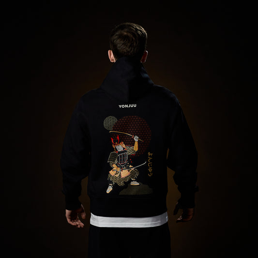 Lifestyle Yonjuu Yuki Hoodie (Black)
