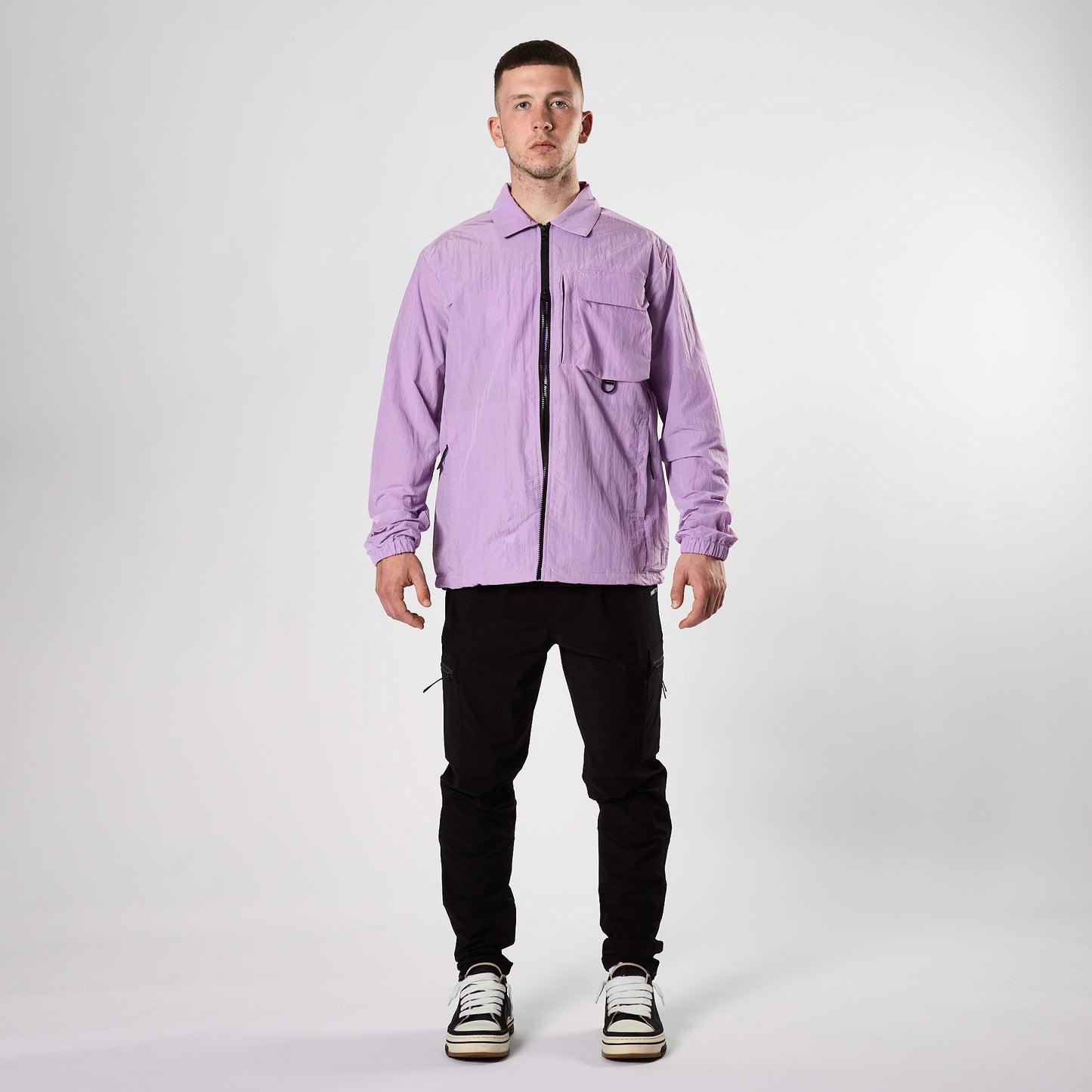 Jethro Overshirt (Metallic Lilac)