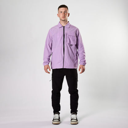 Jethro Overshirt (Metallic Lilac)