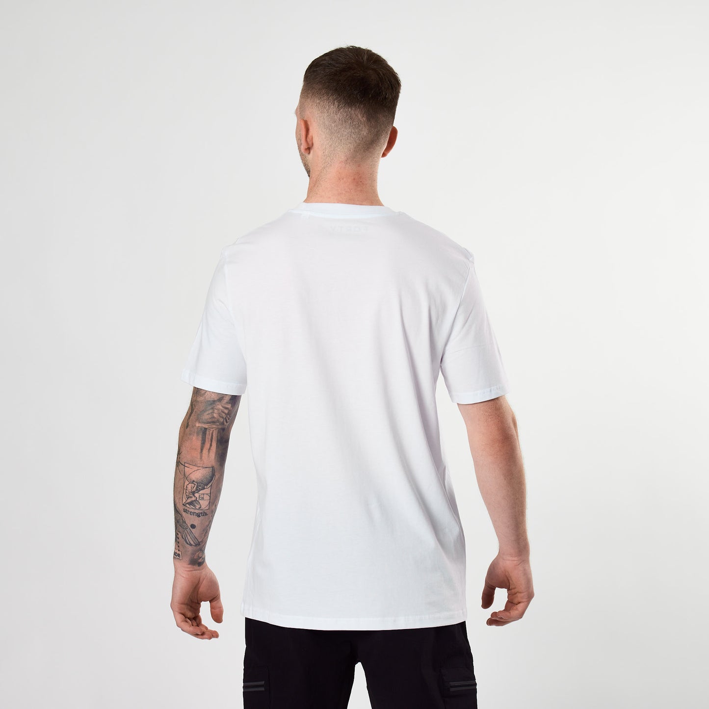 Essential Benjamin Classic Reflective Tee (White/Blue)