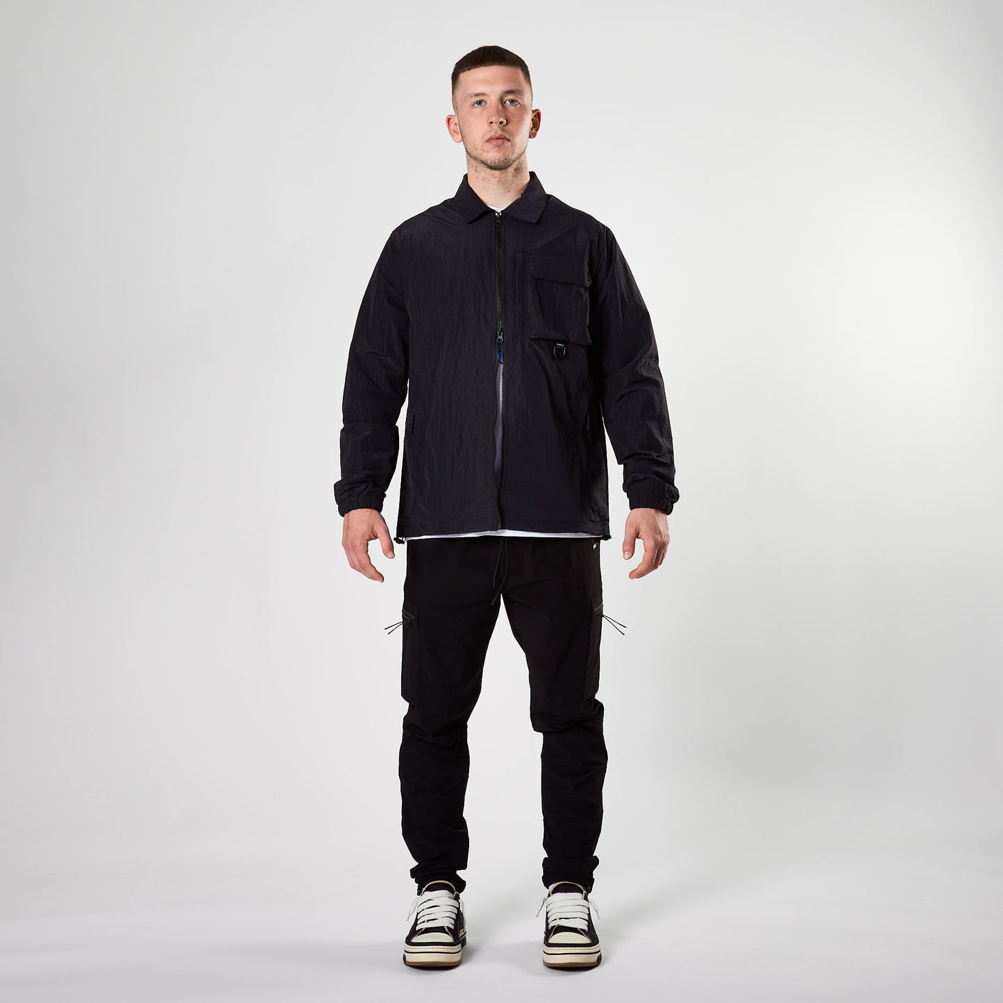 Jethro Overshirt (Metallic Black)