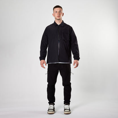 Jethro Overshirt (Metallic Black)