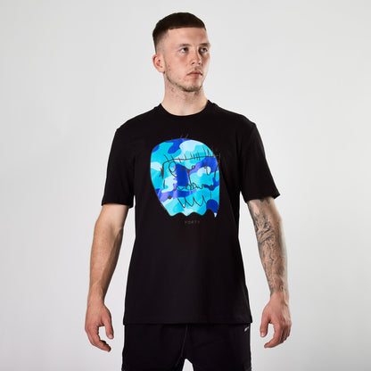 Essential Benjamin Classic Reflective Tee (Black/Blue)