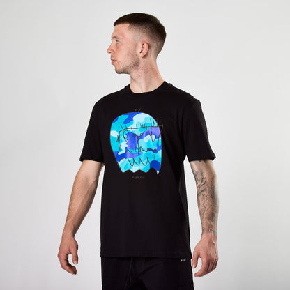 Essential Benjamin Classic Reflective Tee (Black/Blue)
