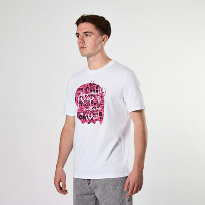 Essential Graffiti Monster Tee (White/Pink)